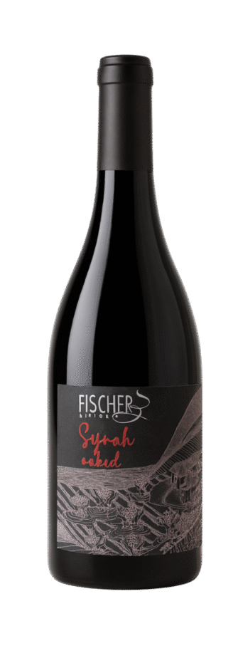 Fischer Syrah Barrique 2021 száraz vörösbor Badacsony